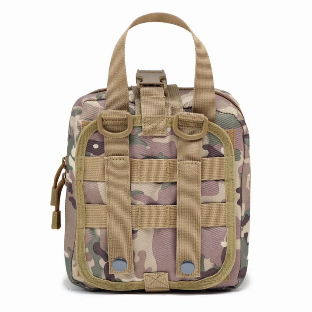 Lot De 2 Pochettes De Premiers Secours Robustes Et Utilitaires, Détachables, en Nylon 1000D Tactique IFAK, Idéales for Les Intervenants, Les Ambulanciers, Les Soldats