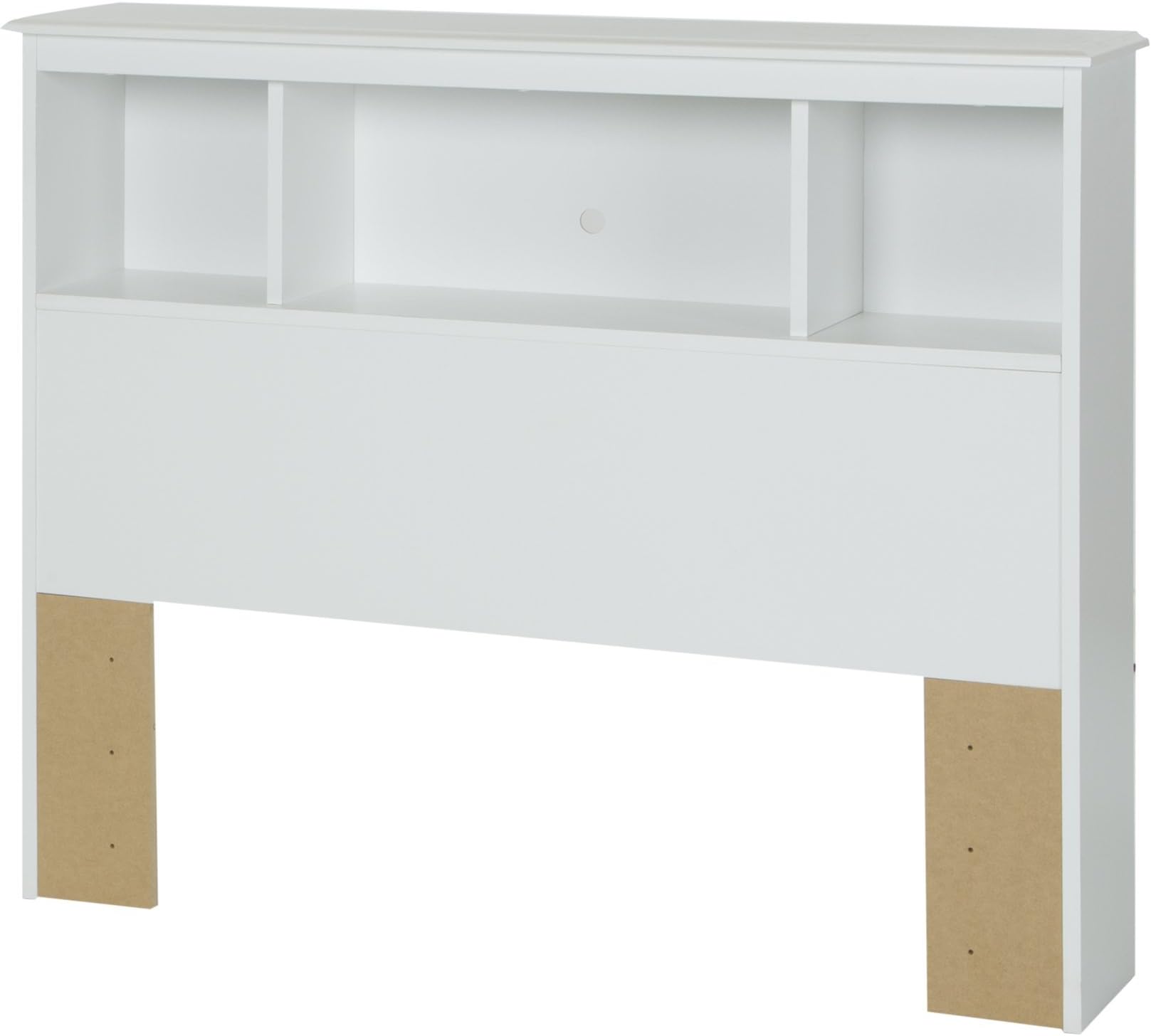 South Shore Crystal Bookcase Headboard, Twin, Pure White