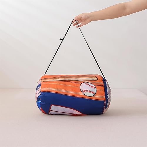 Miniatura 9 de A Nice Night Saco de dormir para acampar con estampado de galaxia, para todas las estaciones, clima cálido y fresco, ligero, a prueba de humedad