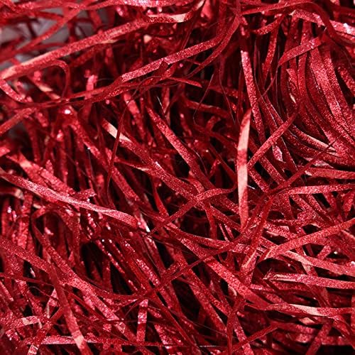 Anjing 1000G Shredded Tissue Paper for Halloween Christmas Birthday Gift Box, Filling Hampers, Basket Packaging Soft CreamYellow