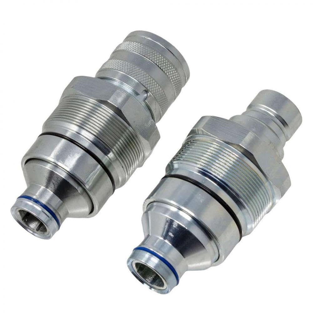 Acoplador hidráulico de Cara Plana Compatible con 753 AT406474 AT406475