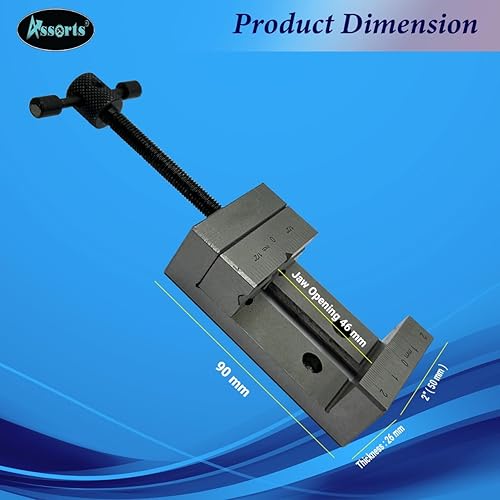 Miniatura 5 de Assorts Mini trabajo de acero del tornillo de banco de acero de 2" 50 milímetros que sostiene las máquinas herramientas de la ingeniería