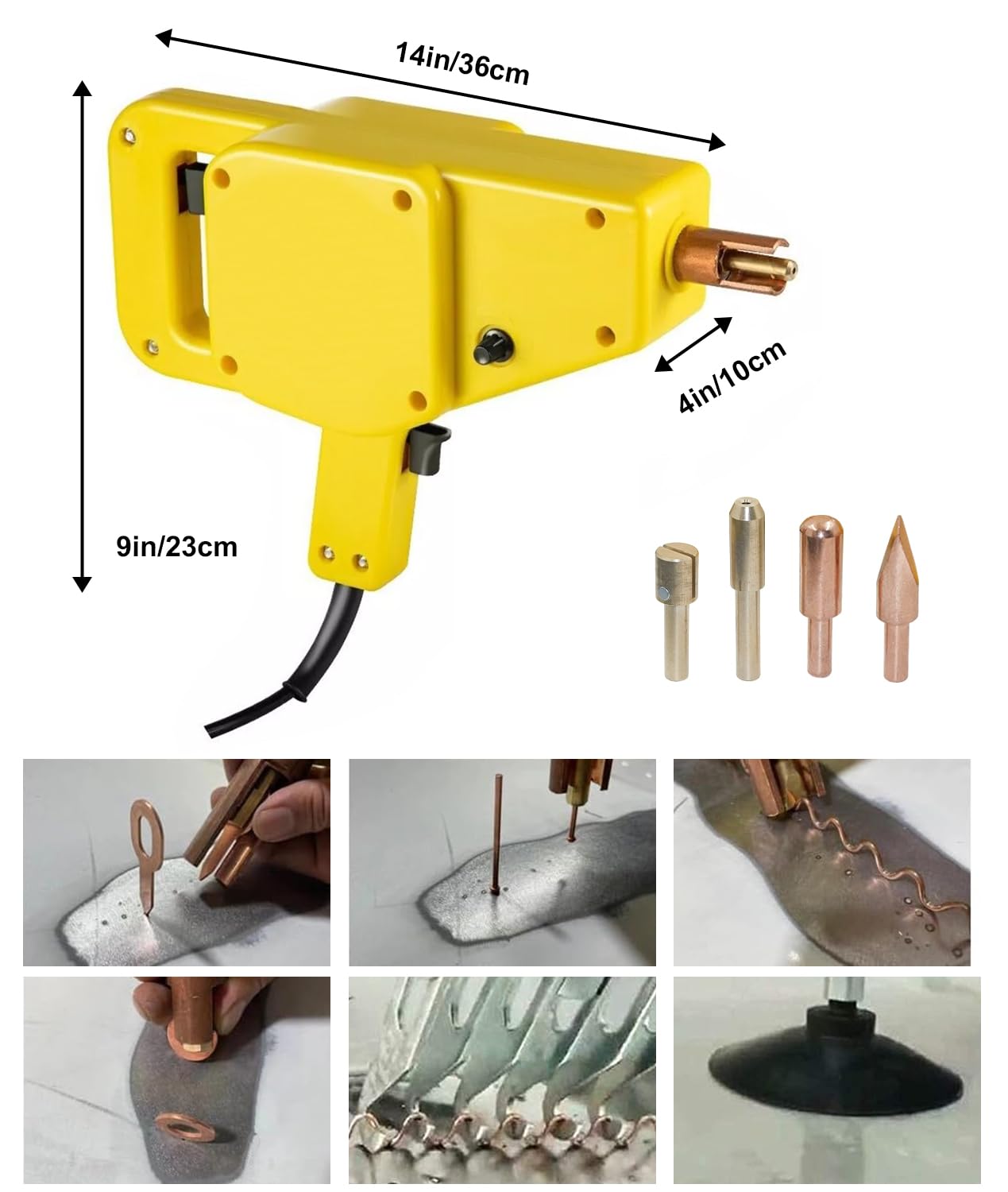 Flieeya 800VA Stud Welder & Dent Puller Kit with Slide Hammer, 110V Spot Welding Machine for Professional Auto Body Repair 5500