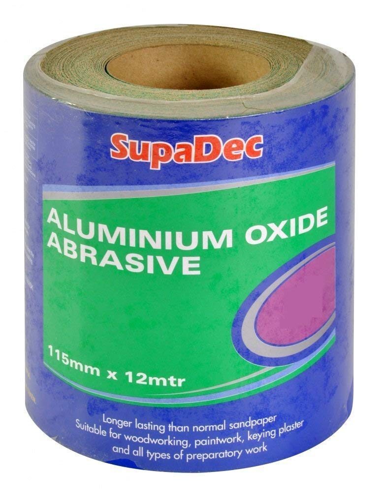SupaDec Aluminium Oxide Roll Coarse Grade, 60 Grit, 3 Mtr