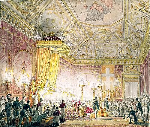 Tableau Toile Affiches d'Art Isabey : Décoration Murale Historique 60x90