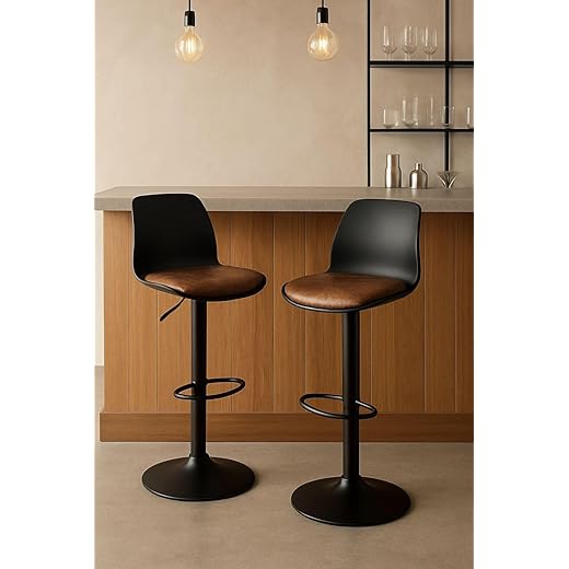 Enosilla Revolving Bar Stool Set of 2