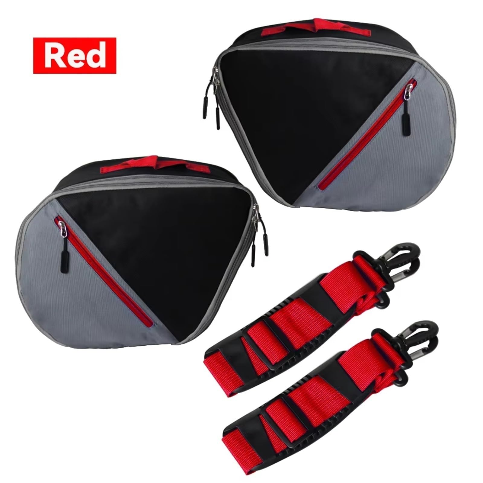 Sac Latéral Moto Valise Intérieure Extensible Noire Pour Valises Pour Tracer 9 900 Et GT(Red)