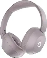 Basike Fone de Ouvido Bluetooth, ANC Cancelamento de Ruído Ativo Headphone Bluetooth 5.4 Headset com Microfone, Certificação Hi-Res Audio, 30 horas reprodução, LE15 (Rosa)