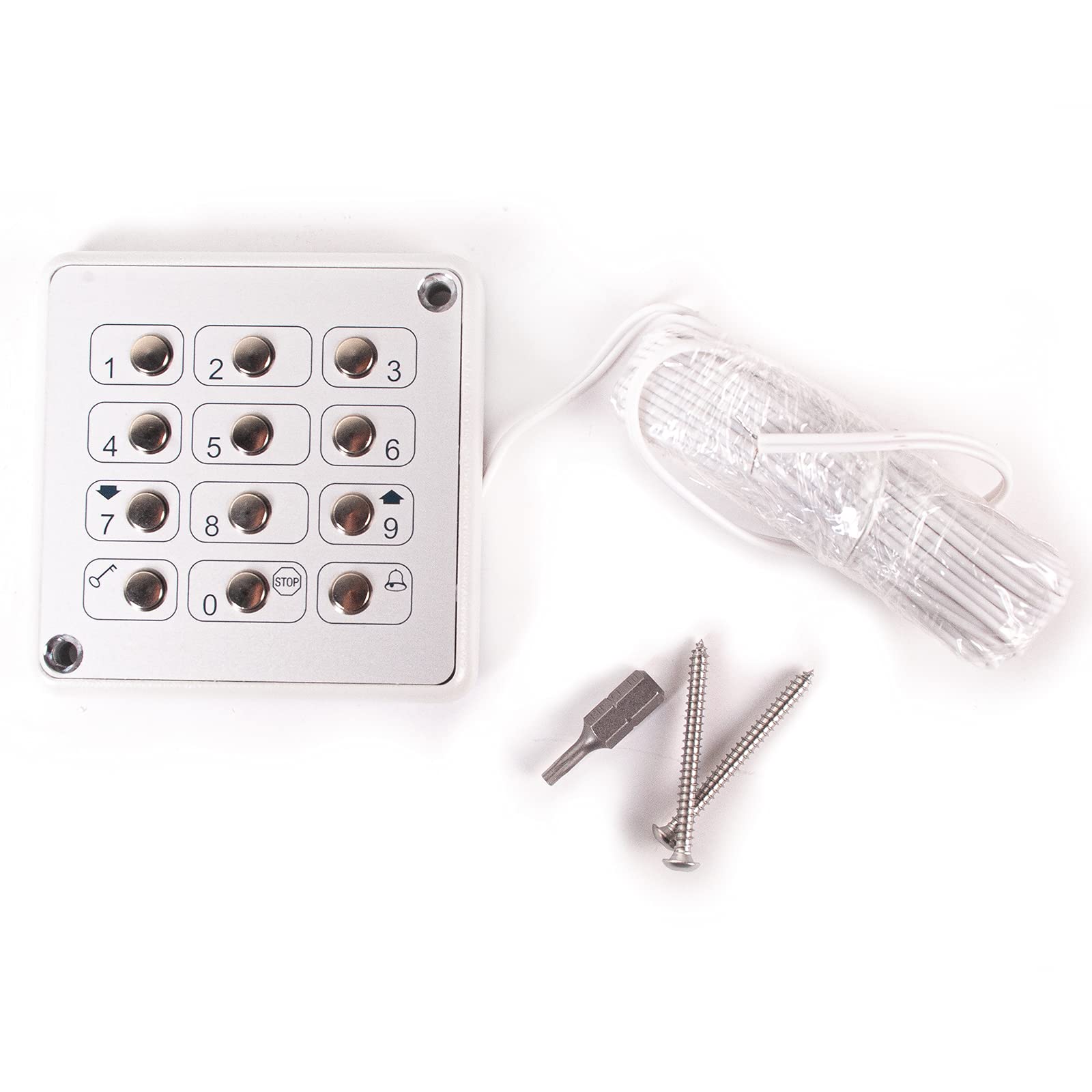 Berner CTM Clavier d'ouverture de code pour portes et portails en métal très résistant