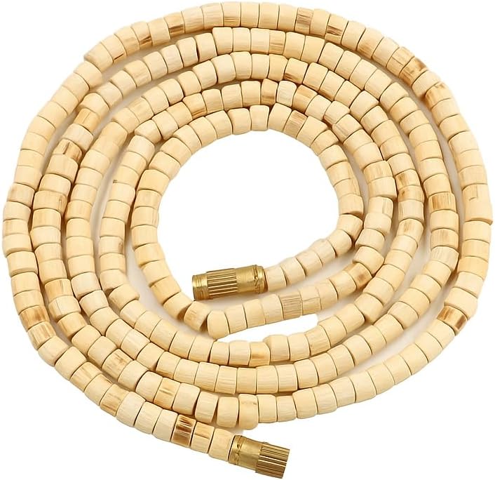 Natural Handcrafted Tulsi Kanthi Mala Necklace Handmade Beads for Meditation, Yoga, Healing, and Devotional Practices