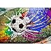 Produktbild Runa Art Fototapete Fussball Steinwand 352 x 250 cm Vlies Tapeten XXL Moderne Wandtapete Wohnzimmer Schlafzimmer Bunt 9021011c