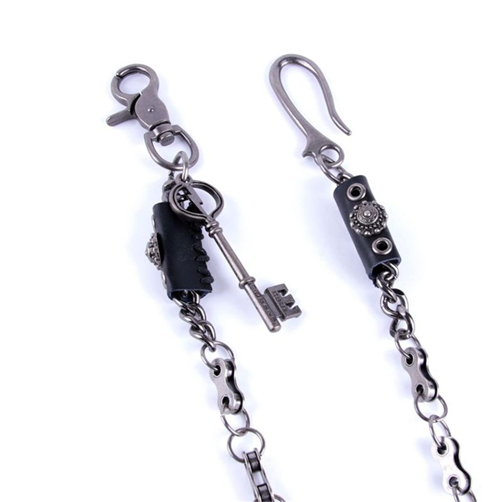Lot De 3 Chaînes De Pantalon Punk, Chaînes De Jeans En Métal Résistant
