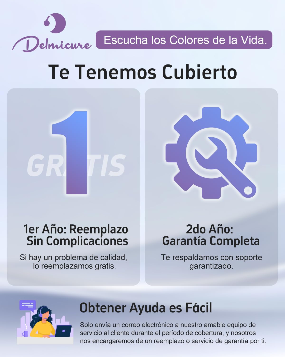 Dispositivo de Audio Inalámbrico con Cancelación Inteligente de Ruido, 4 modos y volumen ajustable, paquete de 2 unidades (Dual)