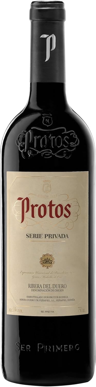 Protos Serie Privada Estuche Regalo 2 botellas 75 cl con descorchador | Vino Tinto Ribera del Duero - Variedad Tempranillo 100%