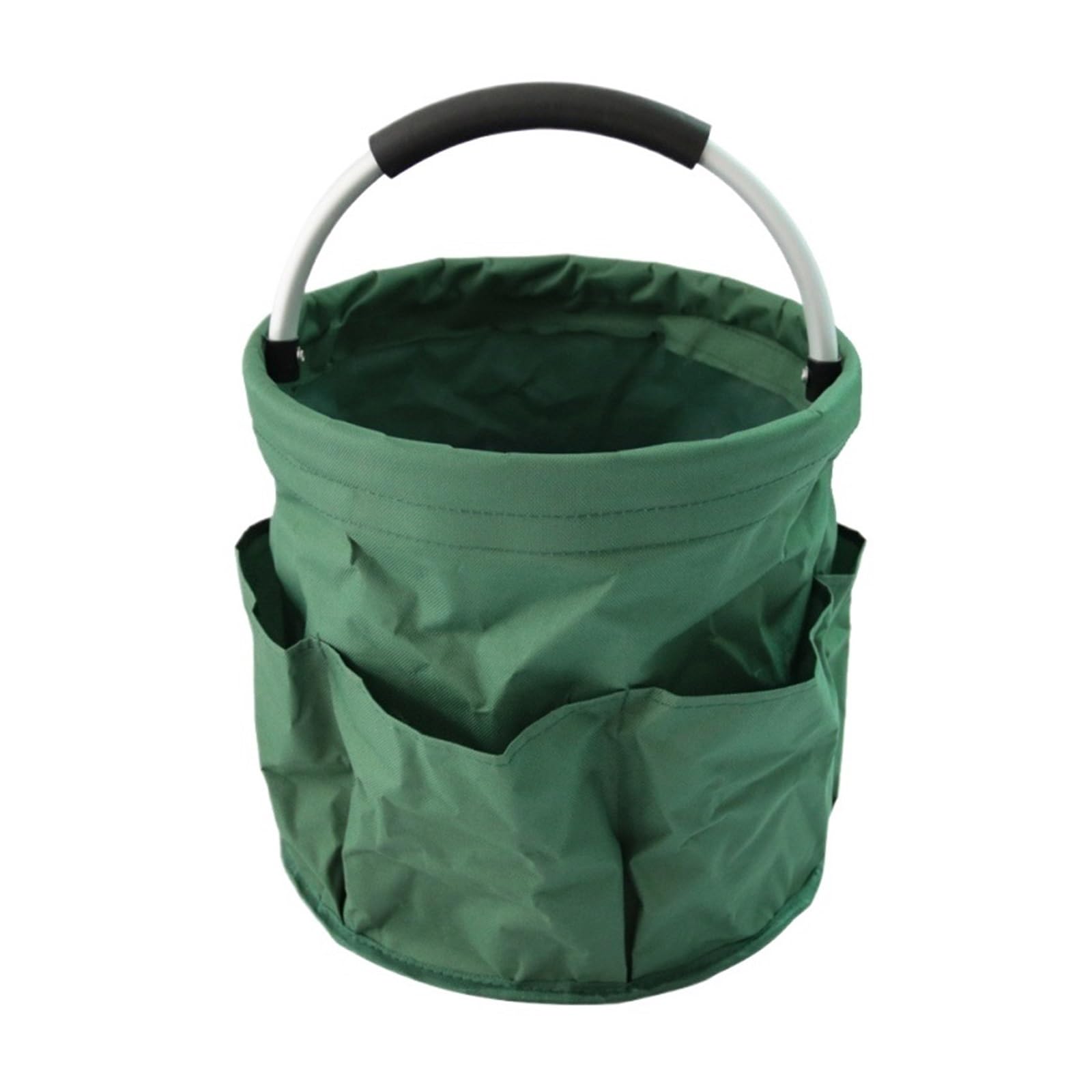 MRKU Folding Laundry Basket Household Storage Hamper Large Organiser Bag Outdoor Cleaning Caddy