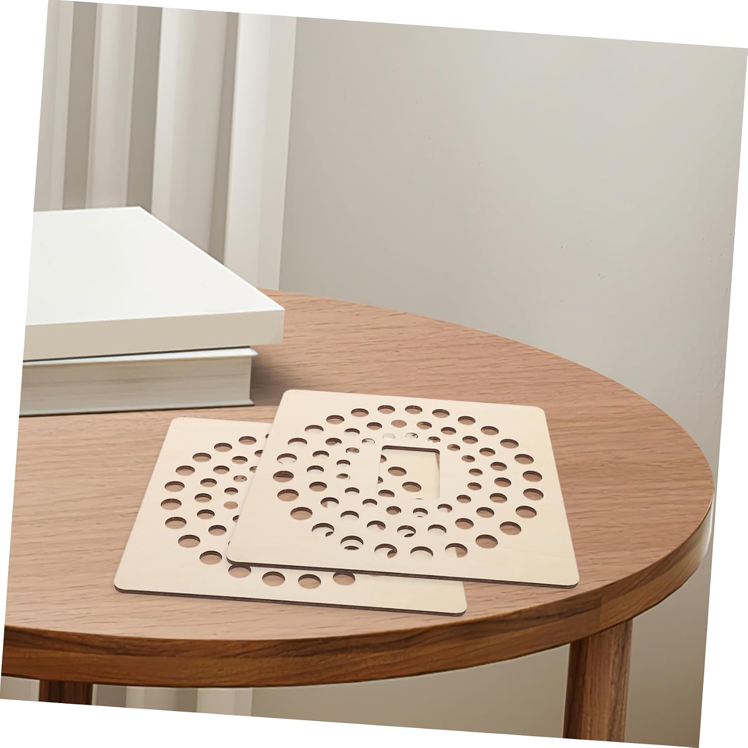HOOTNEE 4Pcs Wooden Beading Board for Jewelry Making Roll Bracelet Tray and Threading Board User Friendly Design for Beginners for Necklace and Bracelet Projects