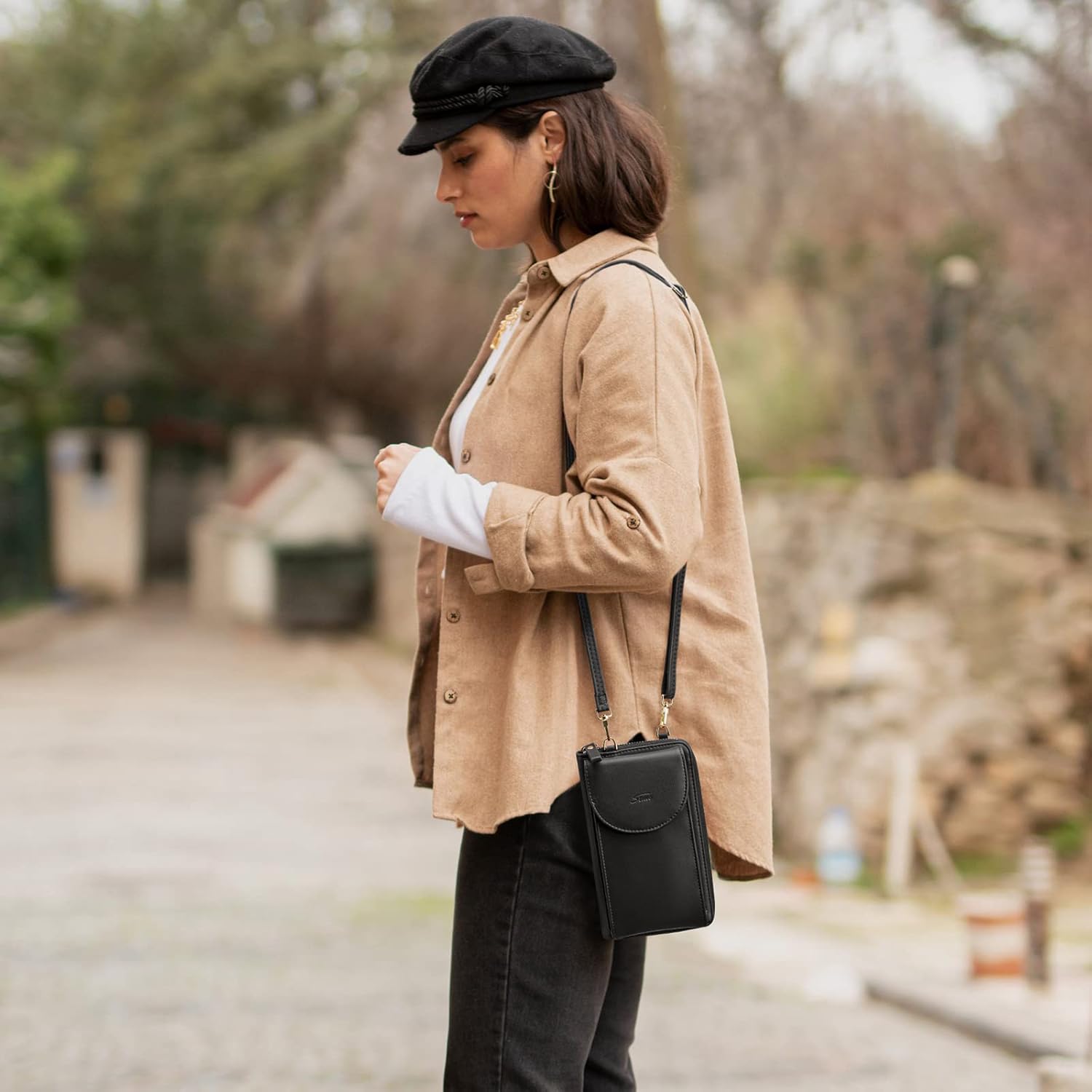 S-ZONE Small Crossbody Bags for Women Cell Phone Purse RFID Blocking Wallet Purses with Credit Card Slots - Image 2