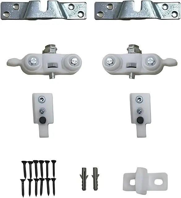 Kit Puerta Corredera Sin Riel - 40 kg y 80 kg - Fácil Instalación