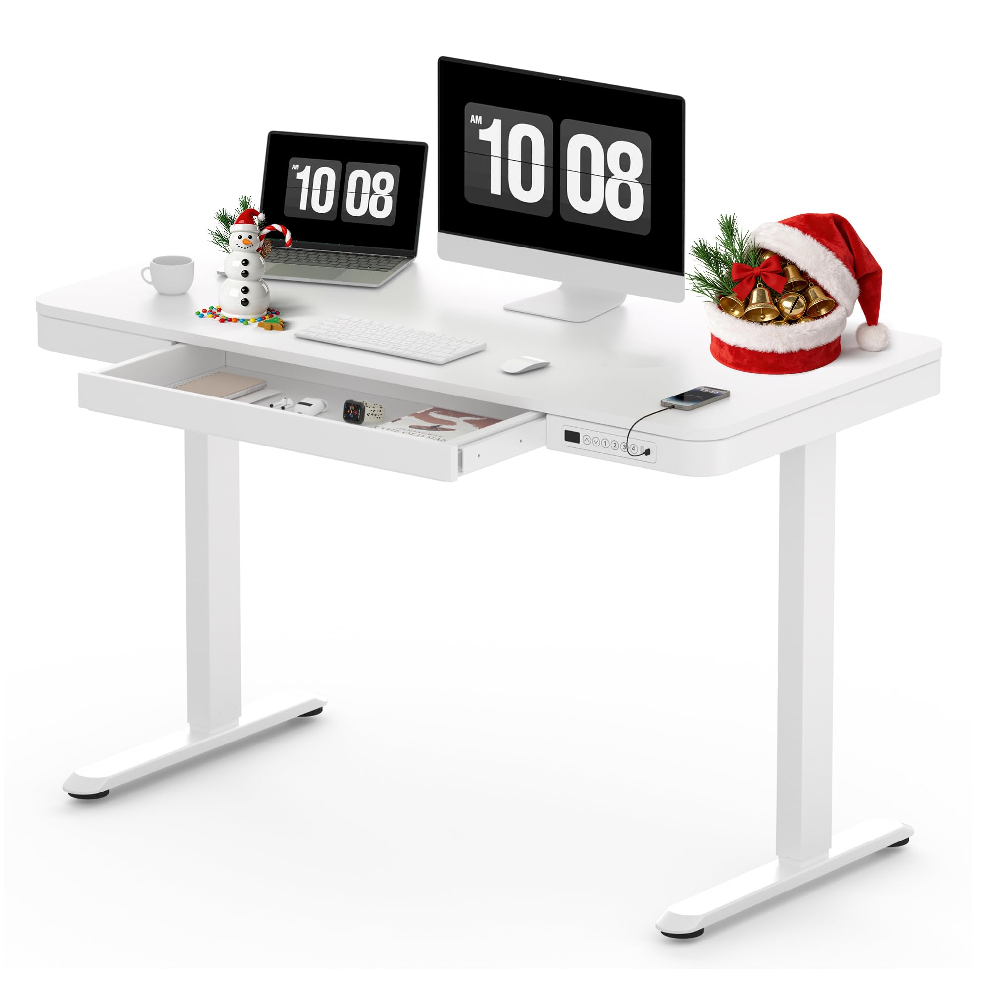 Amazon.com: SANODESK Standing Desk with Drawer, Electric Height