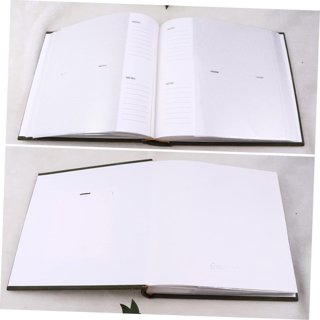 Ciieeo Álbum de Fotos de 6 Pulgadas 4r200 Páginas Álbum de Recortes para Niños Libro de Recuerdos Familiares Intersticial Álbum de Recuerdos para Bebés con Tapa Verde