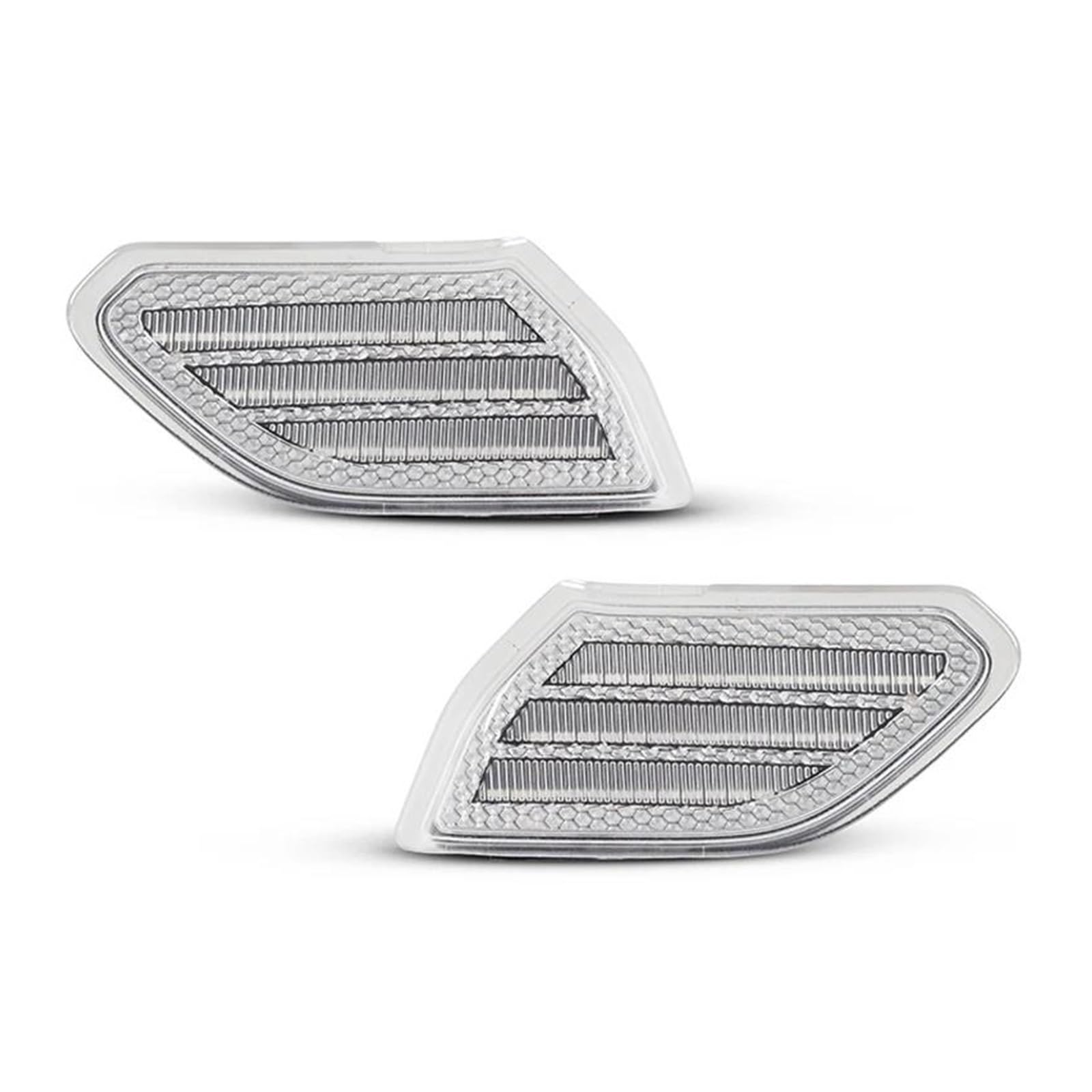 Auto LED Richtingaanwijzer Voor Jeep Voor Wrangler Voor JL 18-21 Voor Gladiator Voor JT 20-21 2 Stuks LED Side Marker Richtingaanwijzer Sequential Blinker Light (Kleur : No Dynamic Clear