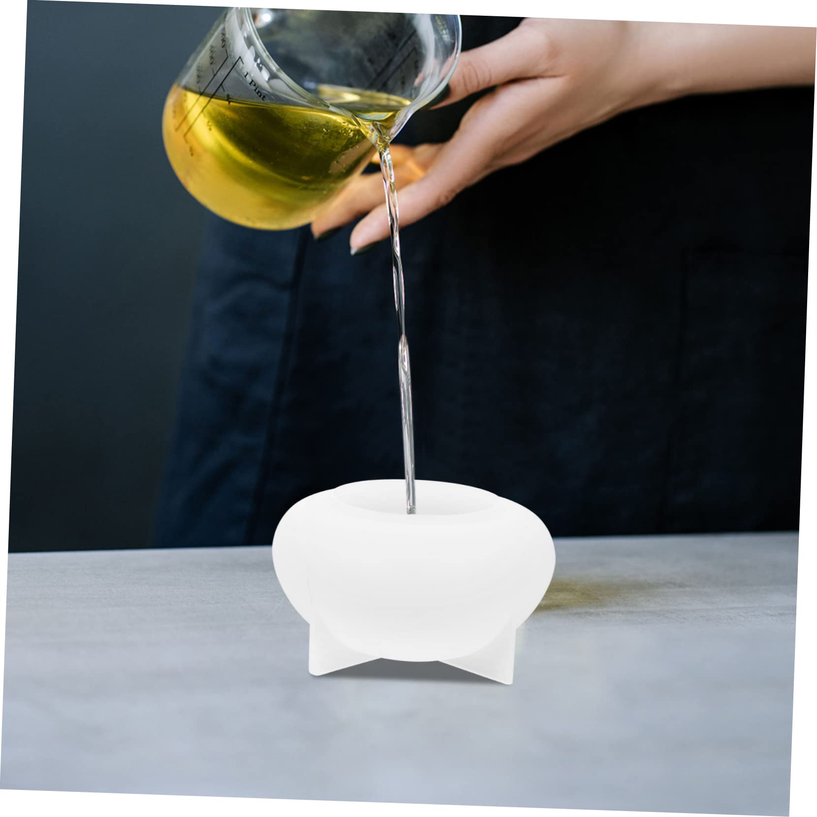 VILLCASE 2 Ensembles Moule Silicone de Champignon DIY Ensemble pour Artisanales Réutilisable et Non Adhésif pour Décoration Personnalisés