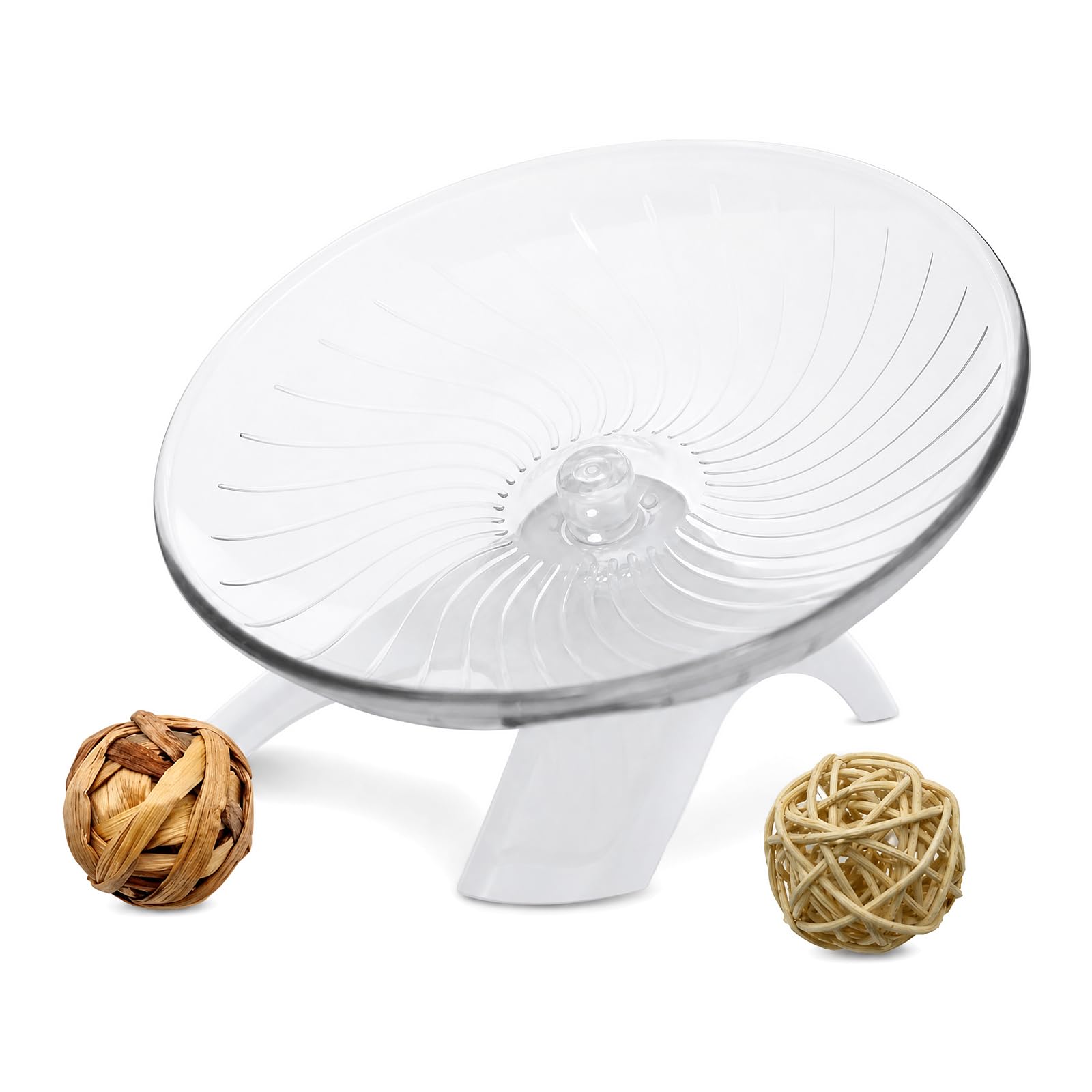 3 Pcs Small Animal Exercise Silent Hamster Wheel Set