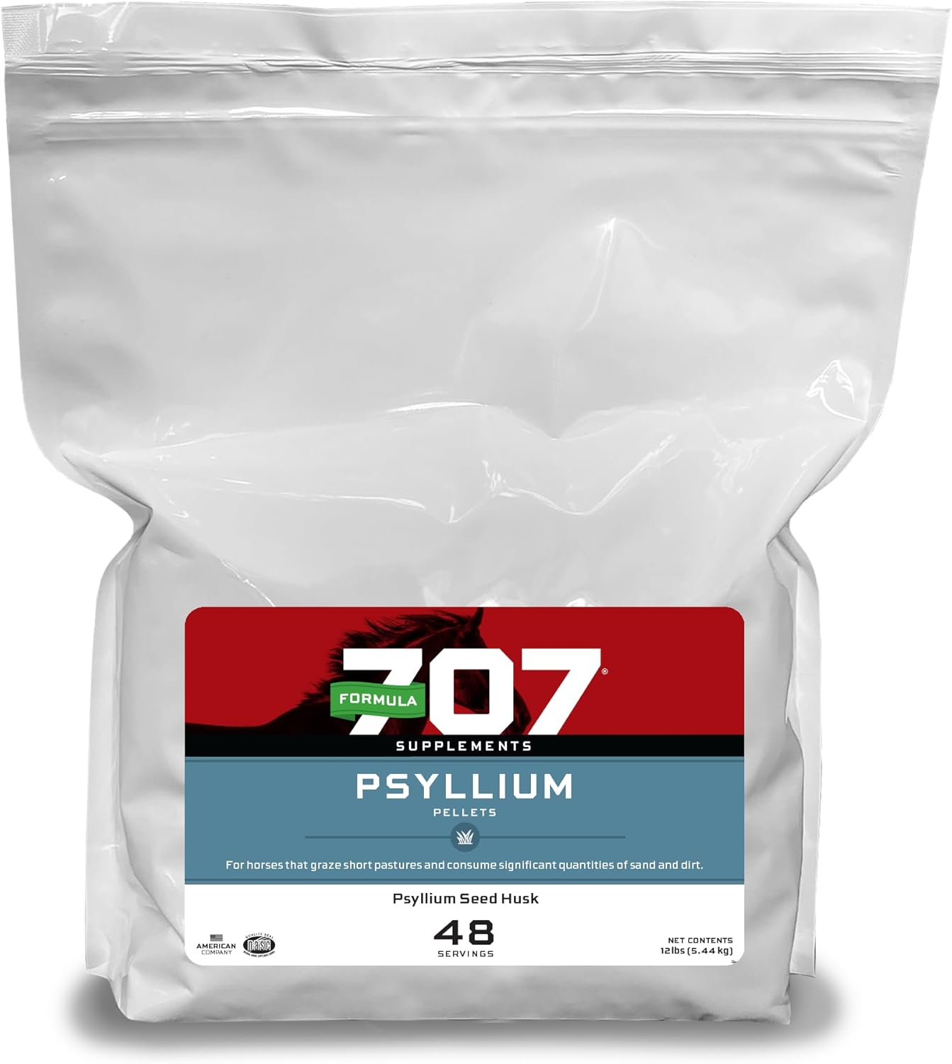 Formula 707 Psyllium Pellets Equine Digestive Supplement