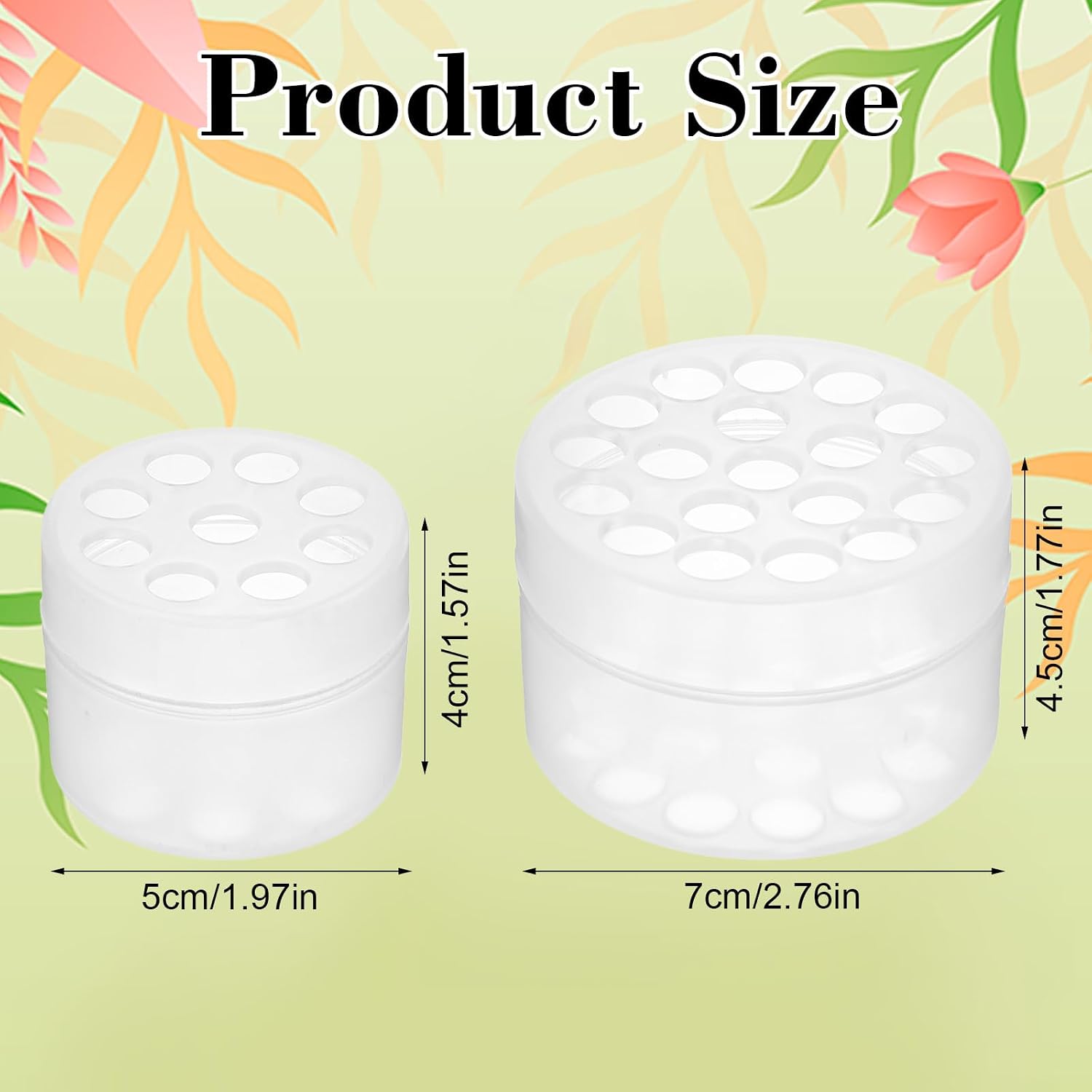 BOHUIZ 4 Pcs Spiral Ikebana Stem Holder, Spiral Stem Holder for Flowers DIY Hanataba Bouquet Twister Flower Floral Arrangement Holder Round Flower Fixed Tools