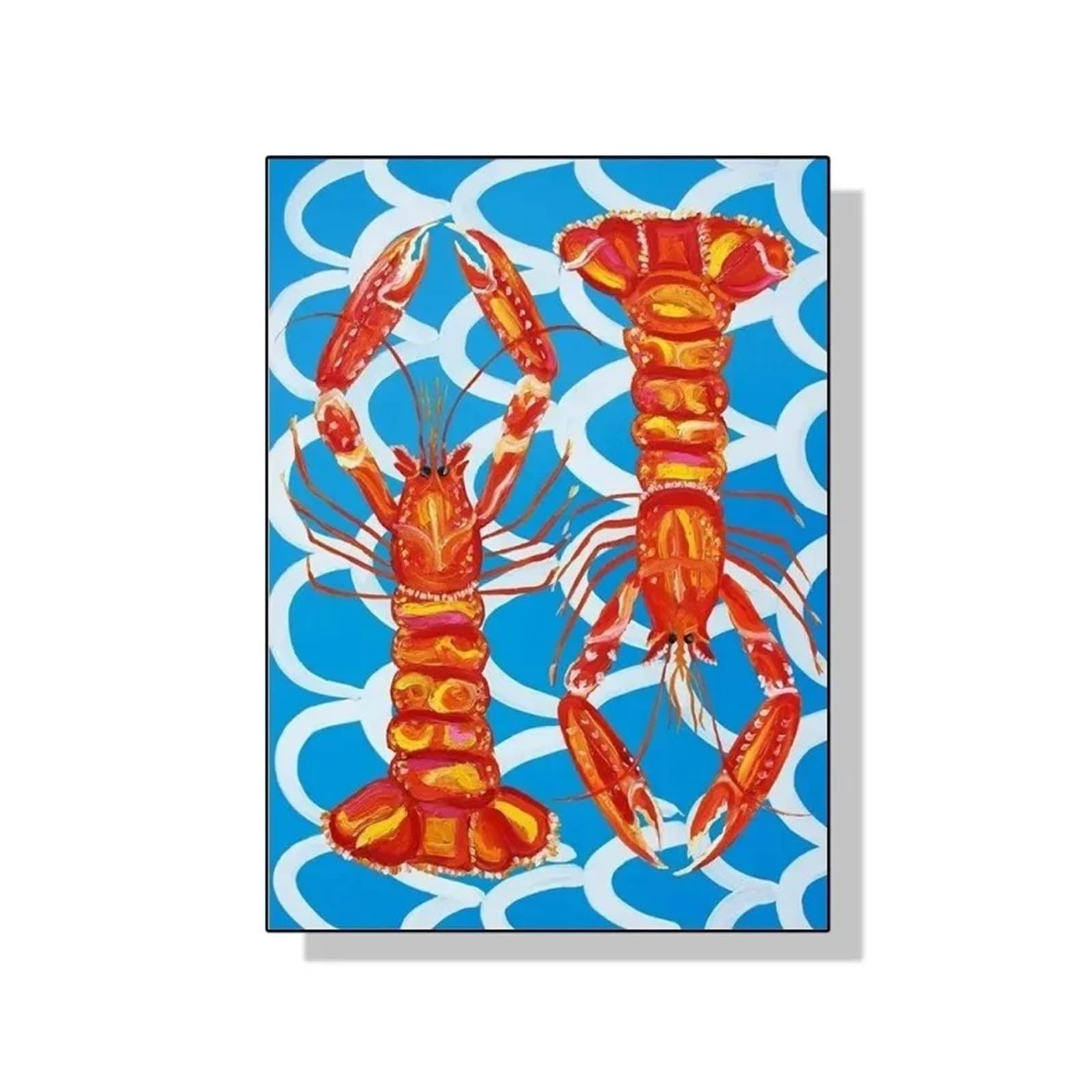 Pósteres de animales marinos en lienzo XENITE, decoración moderna de pared marina 30x40