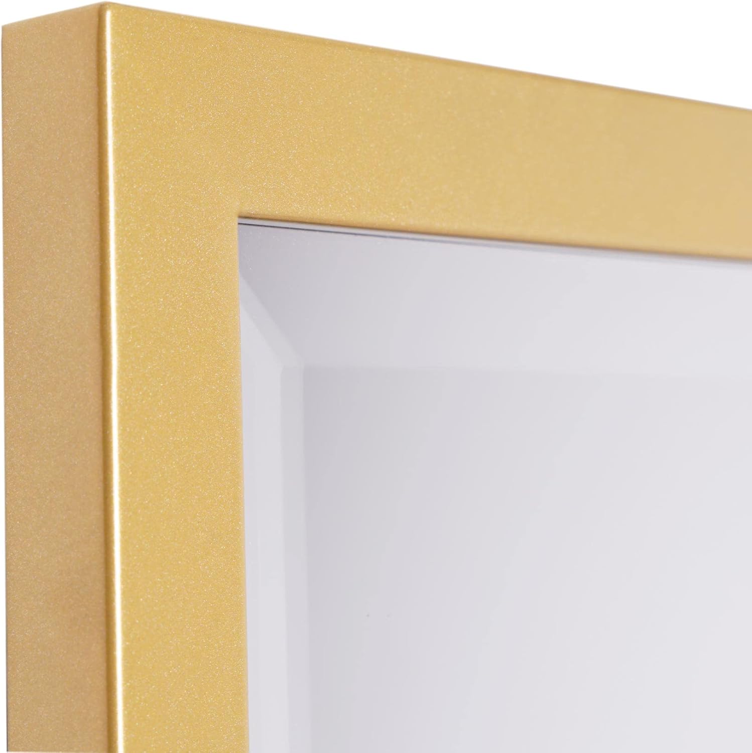 Head West Bras Iron Metal Framed Beveled Edge Rectangular Vanity Mirrors, Bathroom Mirrors, Wall Mount Mirrors, Living Room Mirrors - 24" x 30"