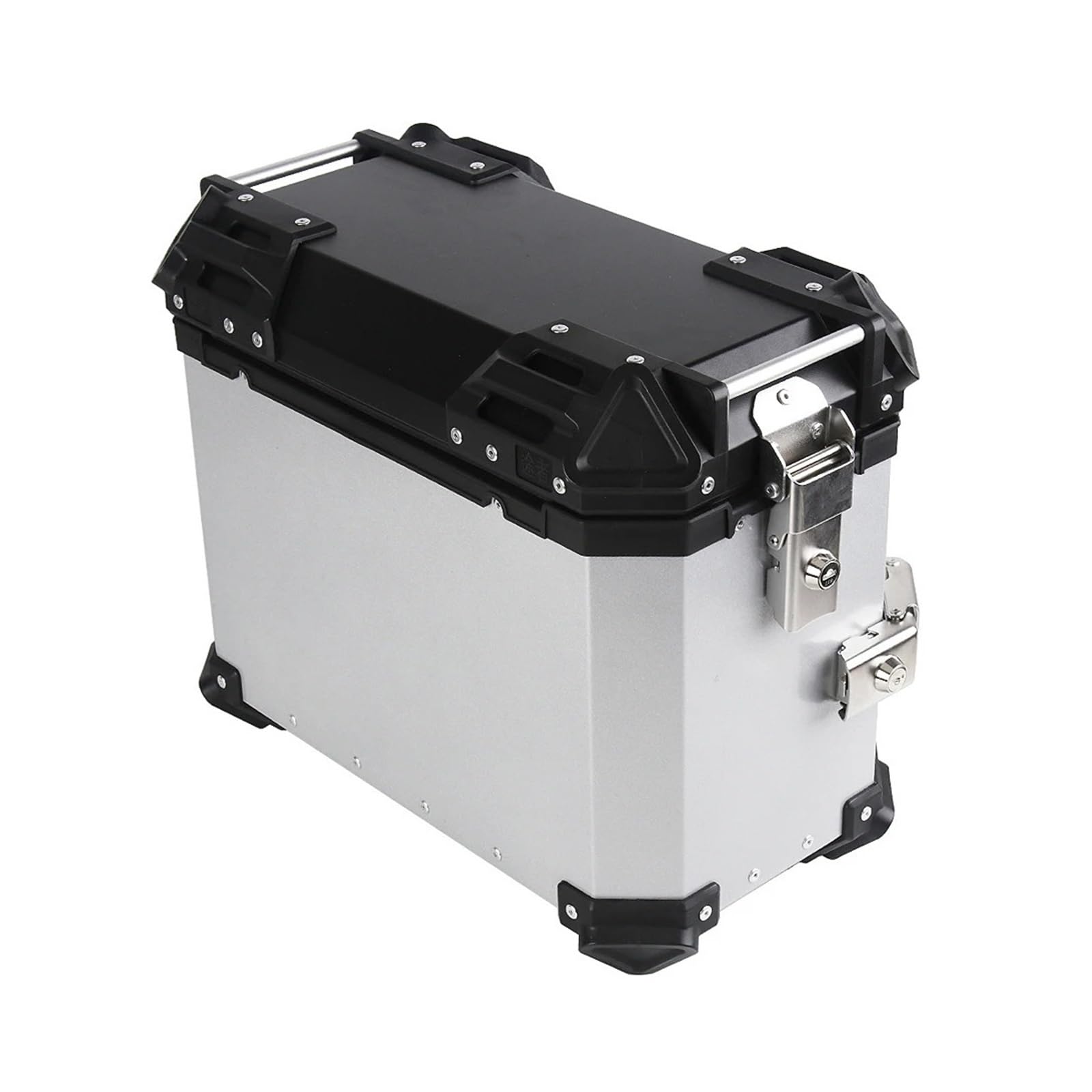 Bolsa de Moto Caja Lateral De Aluminio para Motocicleta De 35L/38L Universal para Sillín De Motocicleta Lateral Derecho Oculta Guardar Equipaje Mochila para Motocicleta(35L Black (1 Pair))