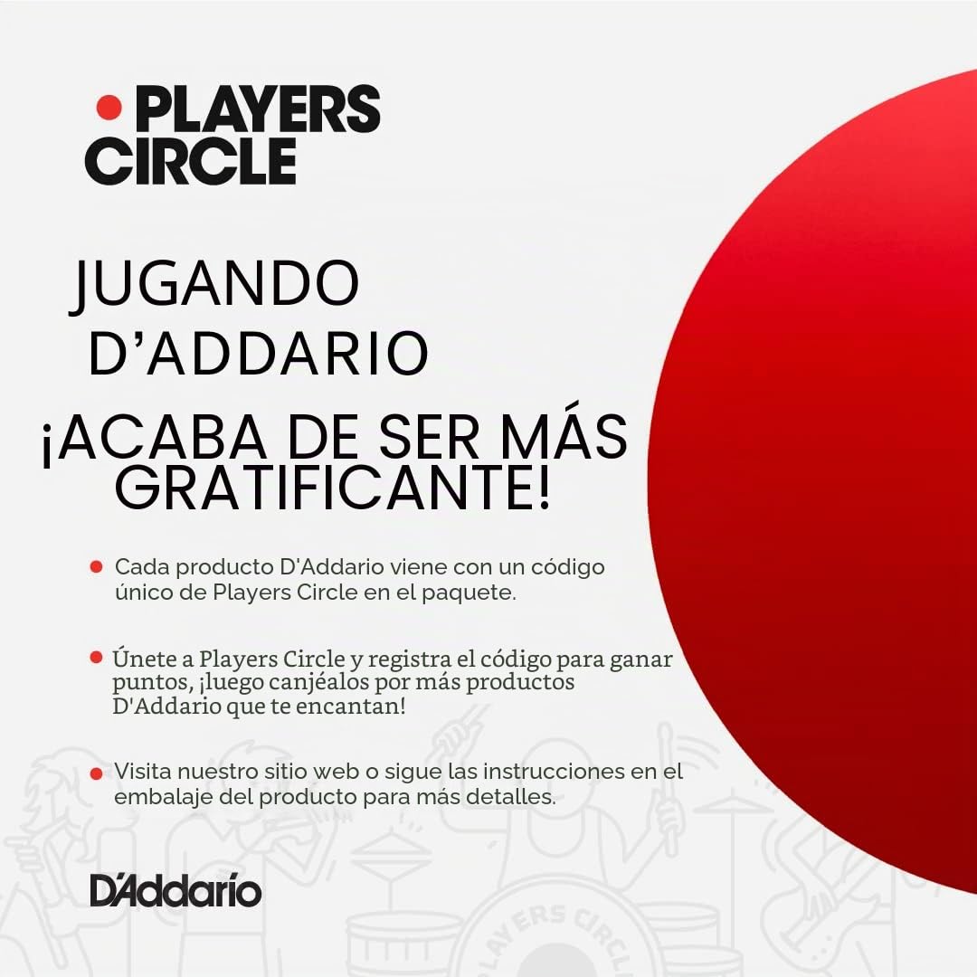 D'Addario Bass Guitar Strings, XL Pro Steels, EPS165, Long Scale, Regular Light Top/Medium Bottom Gauge 45-105, juego de 4 cuerdas, paquete de 1