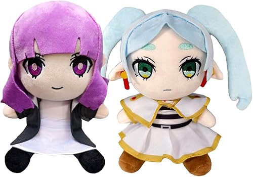 Miniatura 2 de Frieren - Almohada de peluche de animé Frieren de personajes de dibujos animados, linda figura de elfo mágico, cojín para decoración del hogar,