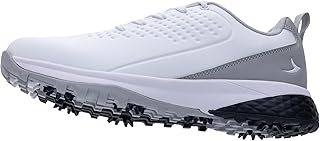 Men's Golf Shoes Spike Wide Waterproof Lightweight Anti Slip Golf Sneakers Walking Footwears