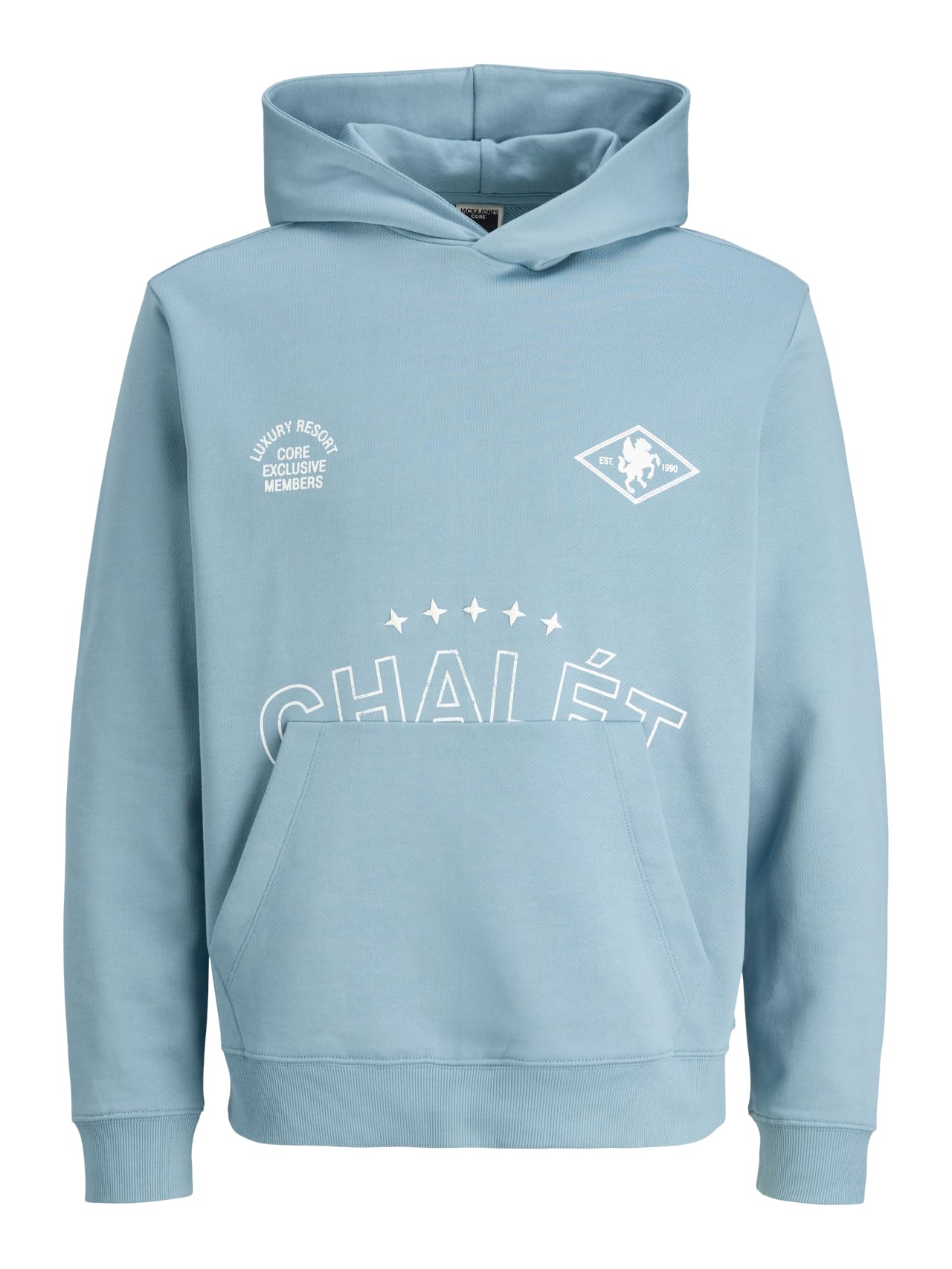 JACK & JONES Herren Jcocrest Print Sweat Hood
