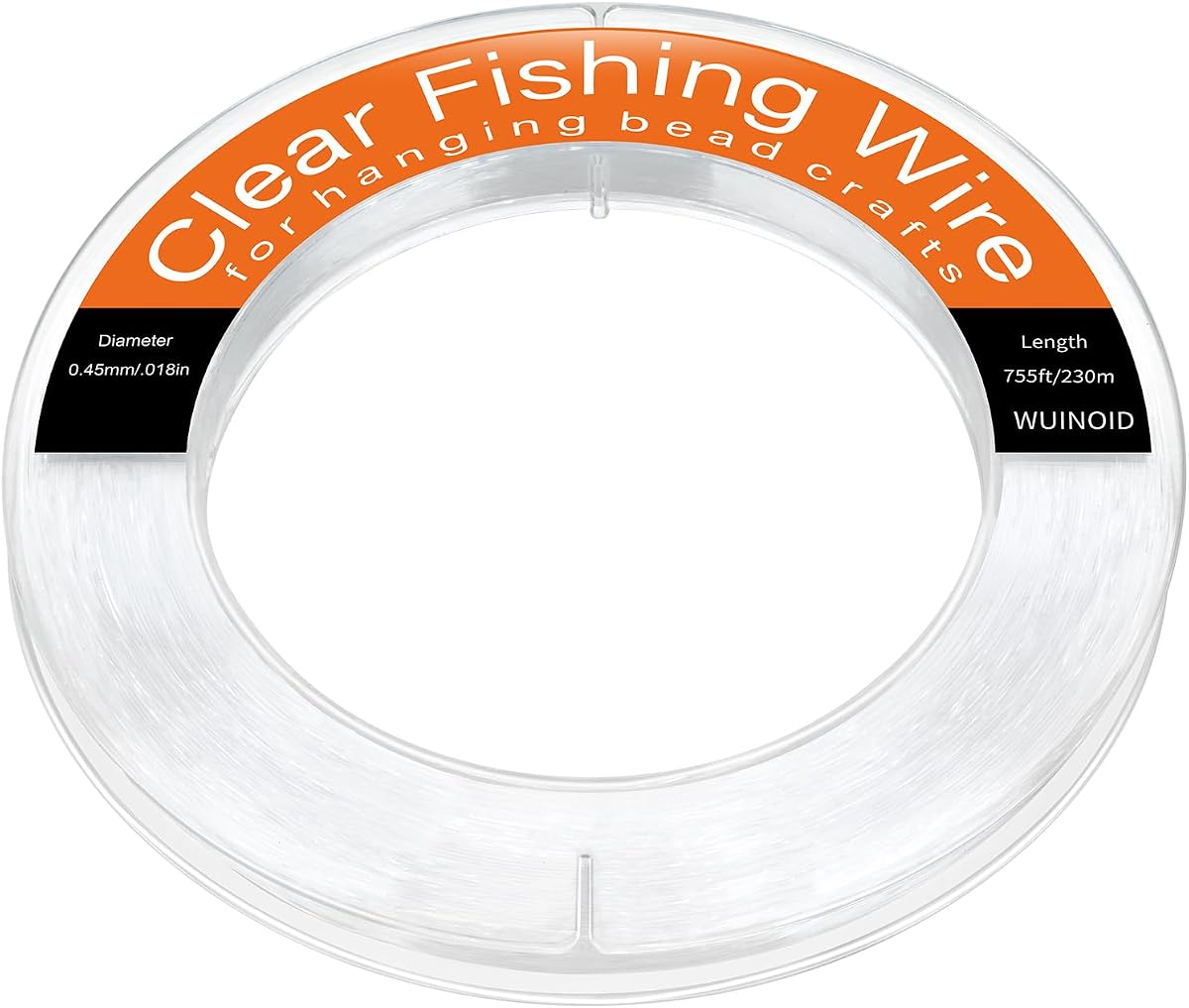Fishing Line Wire Monofilament Clear Nylon String for Fishing Hanging Craft | WUINOID Fishing Line, Clear Nylon Invisible String for Hanging Balloons Garland Crafts Picture Decorations Threads Cords