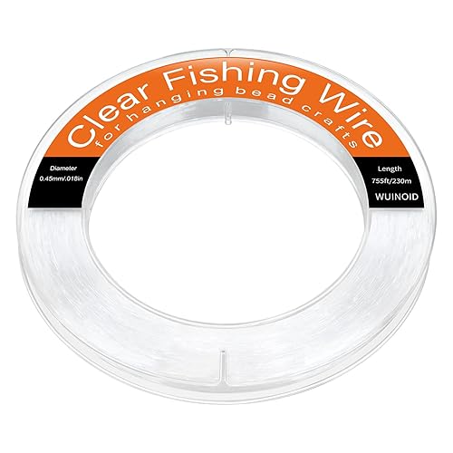 Clear Fishing Line Wire 755 ft, Invisible Monofilament Fishing Line