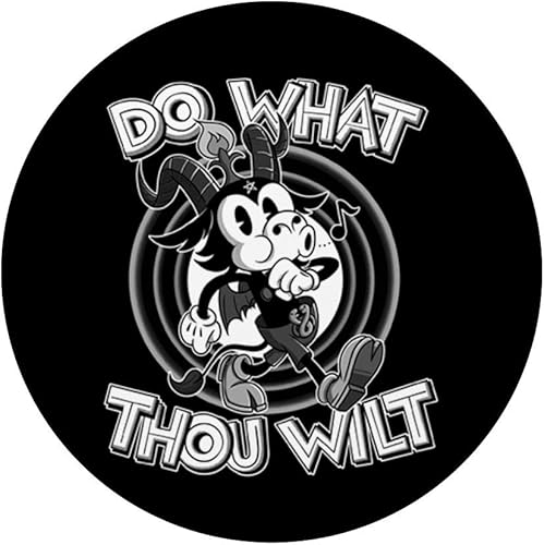 Miniatura 3 de 666 Do What Thou Wilt Satanic Baphomet 30s - Soporte para teléfonos y tabletas