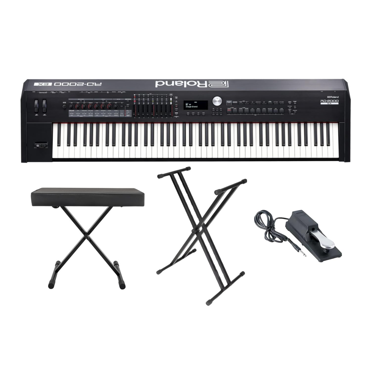 美品　Roland RD2000 EX 電子ピアノ　ステージピアノ　キーボード Amazon | 電子ピアノ ステージピアノ ローランド ROLAND RD