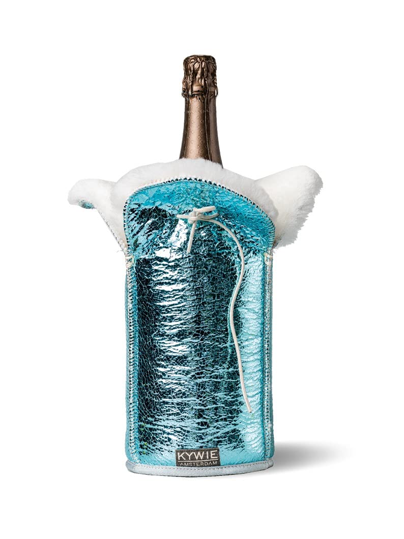 Enfriador de botellas de color turquesa Sparkle