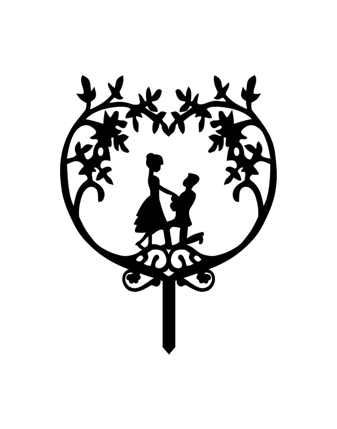 OmkraftEngagement/Wedding/Anniversary Cake topper with Different Colour Options available