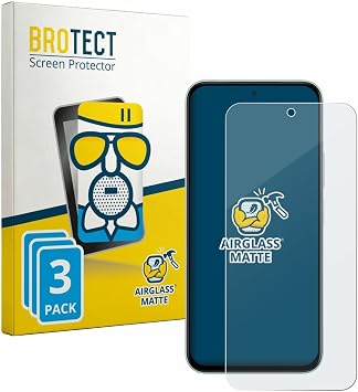 brotect Anti-Glare Glass Screen Protector Matte Compatible with Vivo iQOO Z11x 3 Pack - Anti-Scratch 9H Protection Film