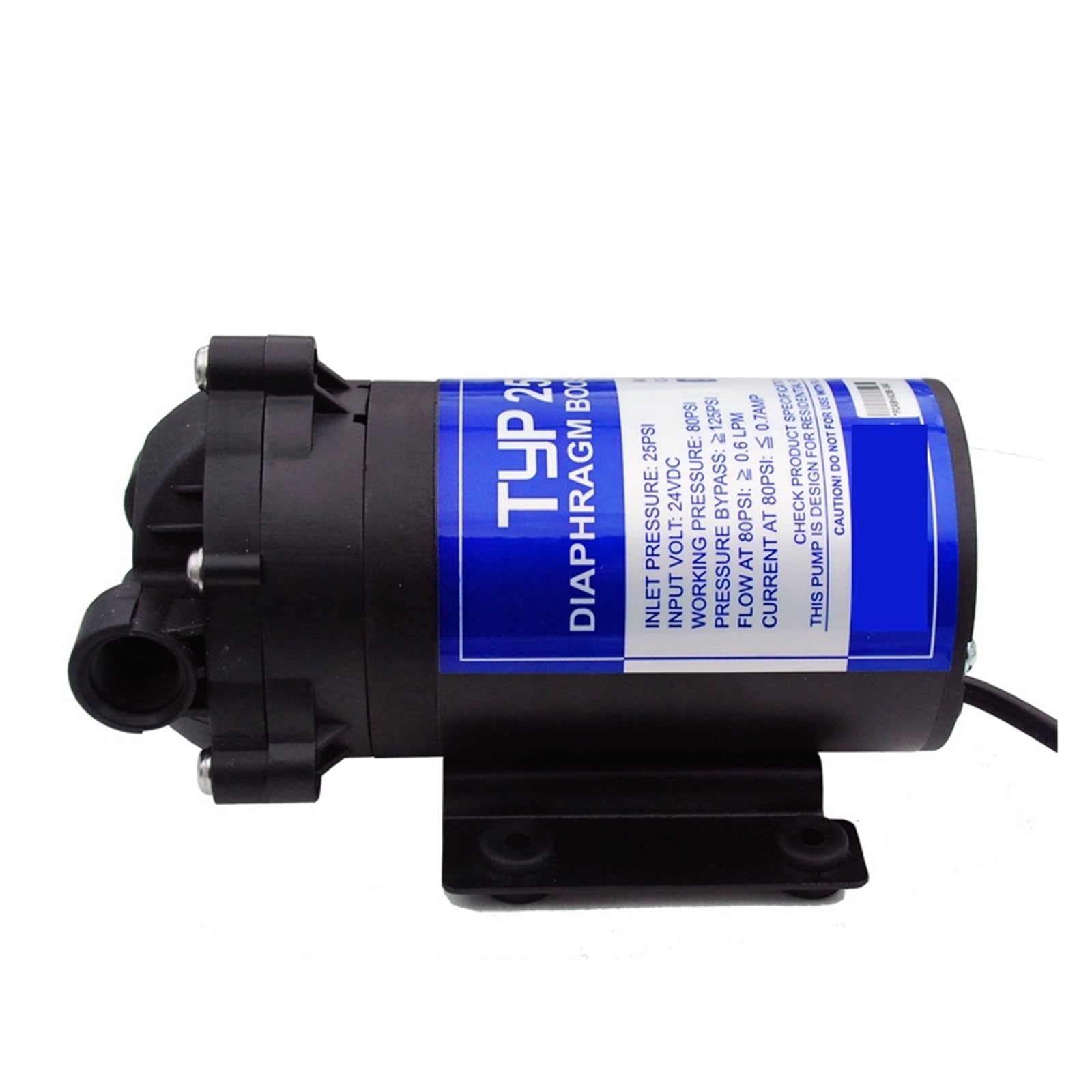 Bomba De Refuerzo Agua RO 24V 50gpd 2500NH Aumenta La Presión Del Sistema Ósmosis Inversa Funcionamiento Suave Caudal Constante Fiable