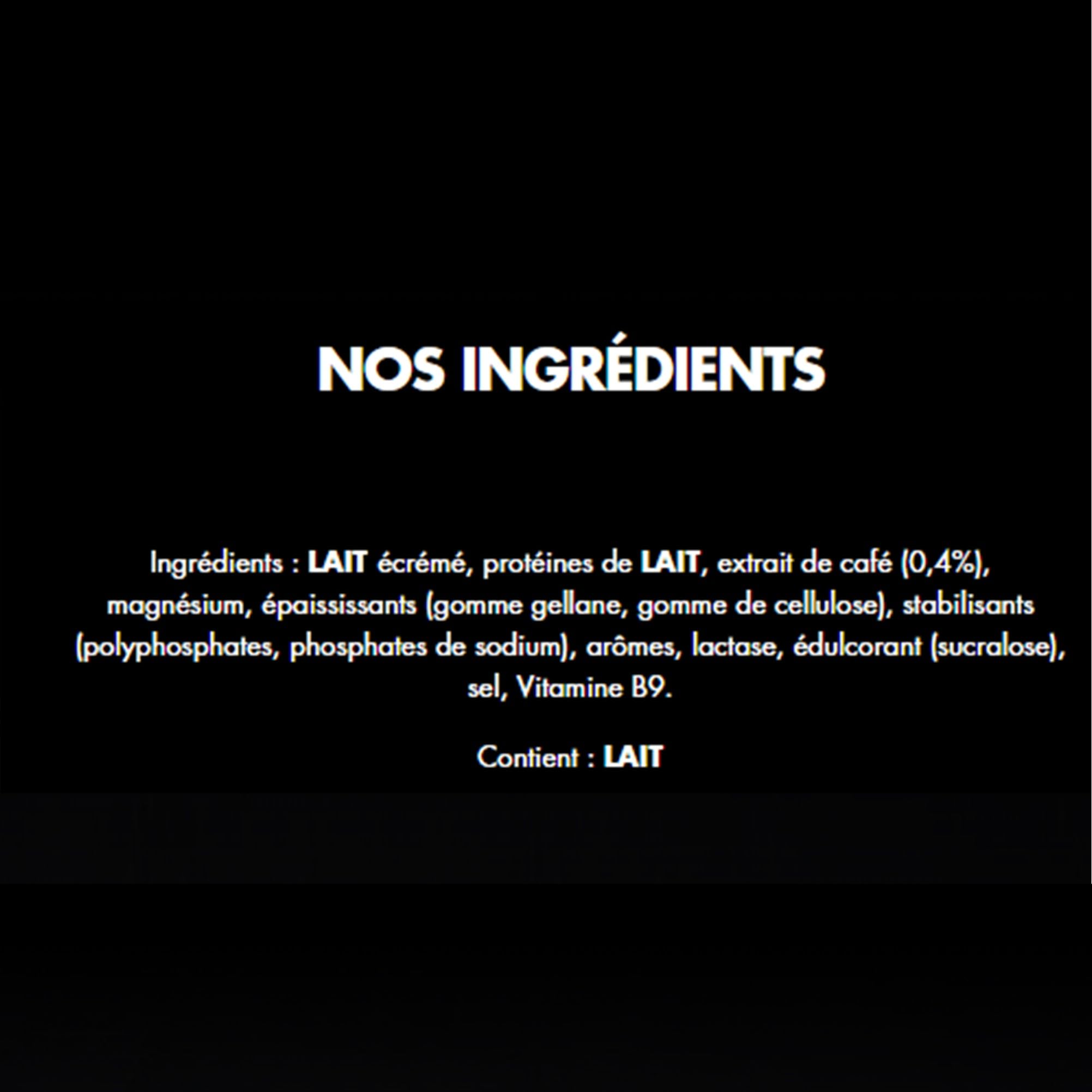 Hipro - Boisson protéinée goût caramel café - 330ml - Lot de 8x330ml