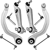 Vista 259 de Detroit Axle - Kit de brazos de control de extremo de 8 piezas para Toyota 2001-2003 Highlander 2002-2003 Camry Lexus ES300, 2 brazos de control