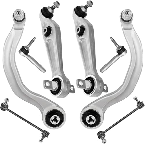 Miniatura 287 de Detroit Axle - Kit de brazos de control de extremo delantero RWD para Dodge Ram 03-06 2500 3500, 2 brazos de control superior con rótula 2 varillas