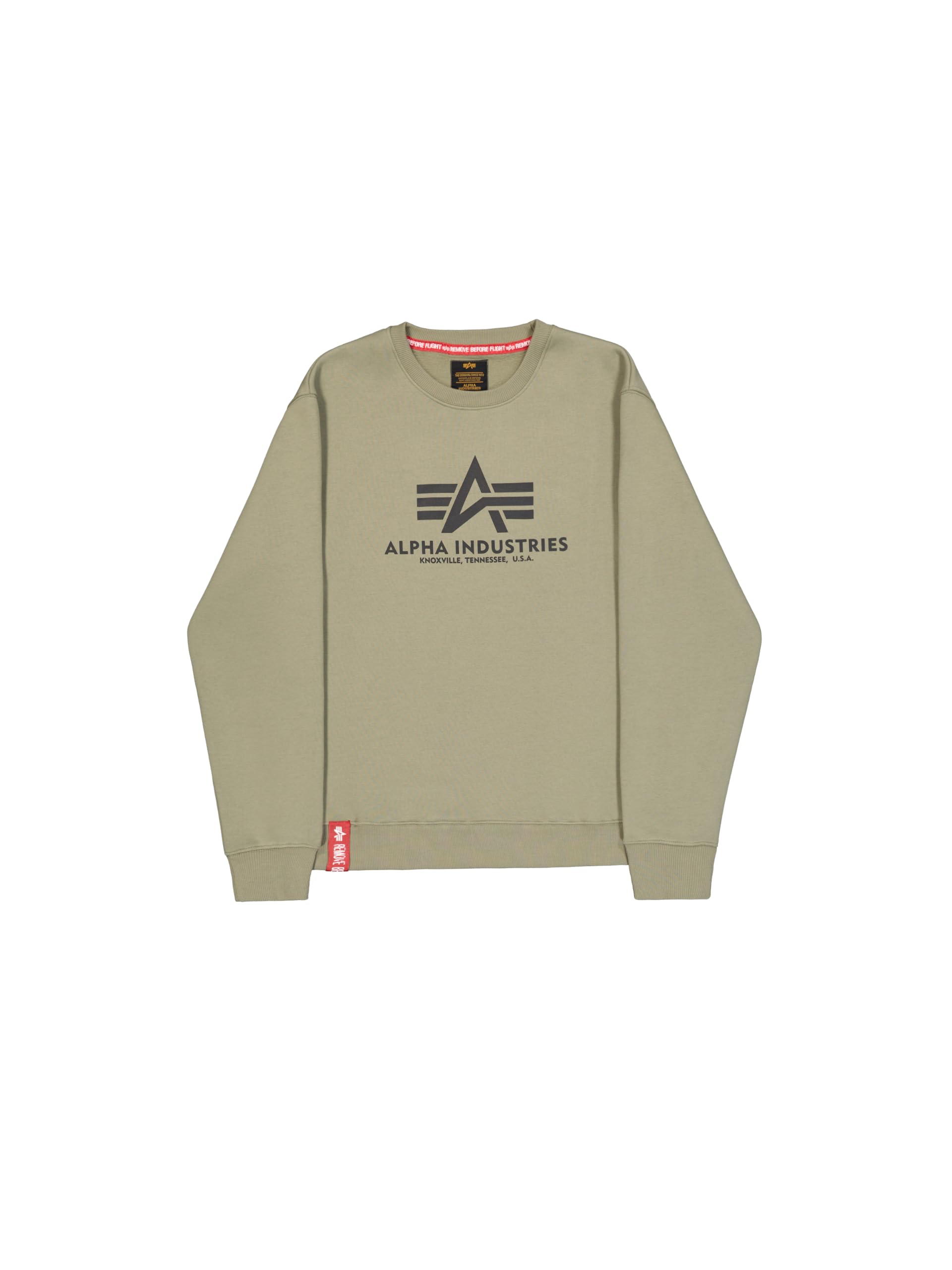 Alpha Industries Basic Sweater Sweatshirt für Herren Olive
