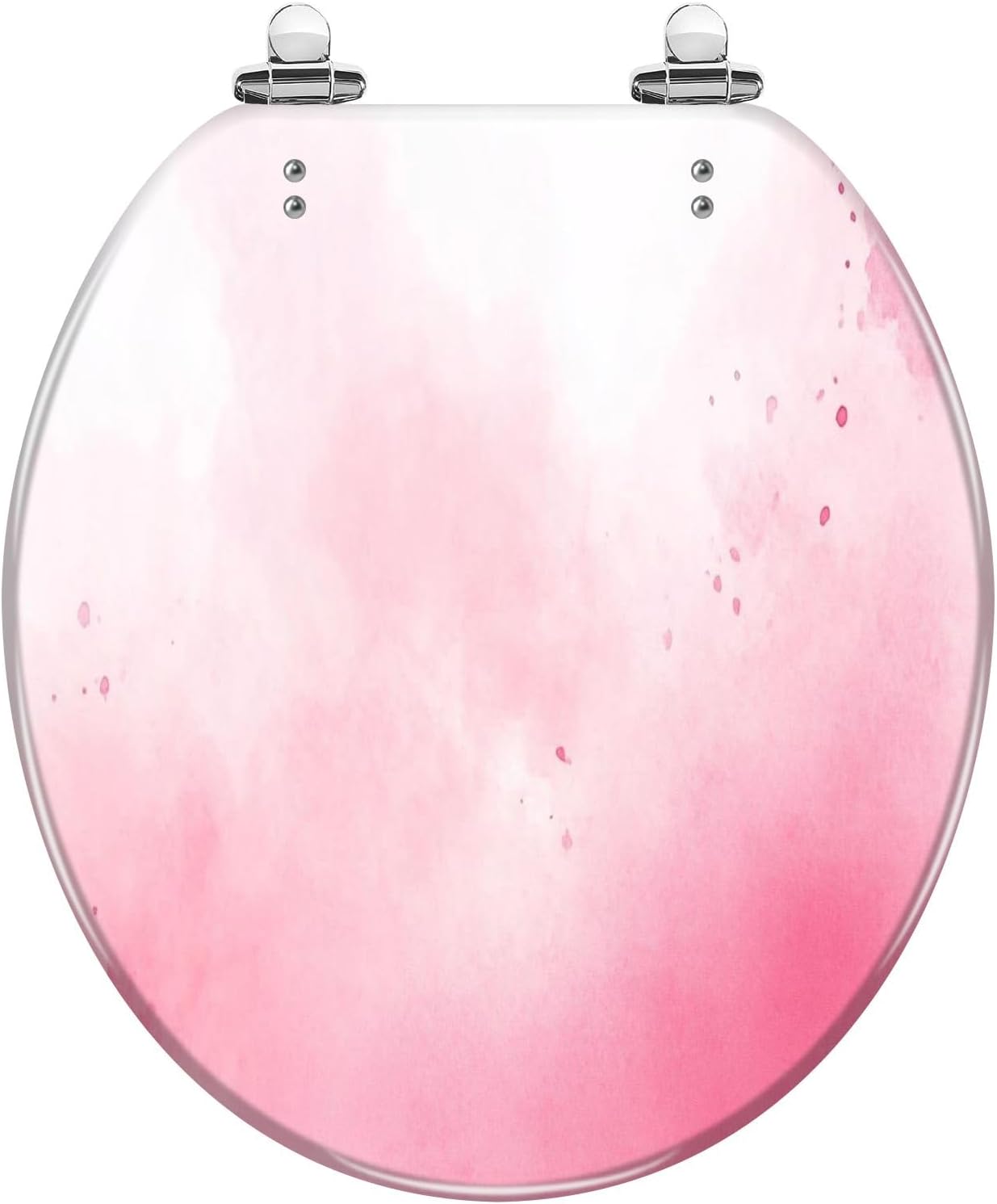 Round Toilet Seat Portrait beautiful purebred ragdoll cat blue eyes looking camera her Resin Toilet Seat Slow Quiet Close with Quick-Release Hinges Toilet Seat with Cover Easy to Clean Install