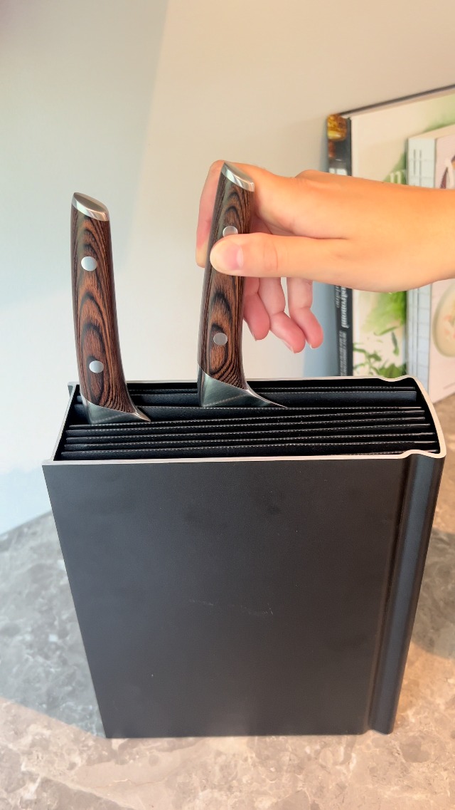 Amazon.com: Eva Solo Angled Aluminum Knife Stand | Holds up to 20